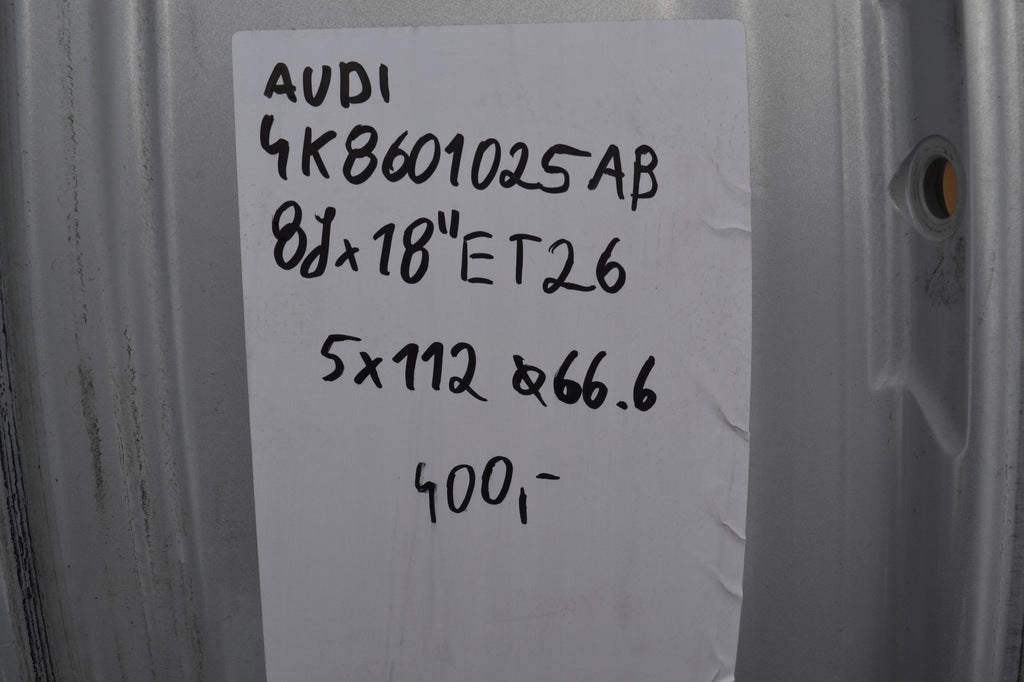 1x Alufelge 18 Zoll 8.0" 5x112 26ET Glanz Silber 4K8601025AB Audi A8 A7 FEL1180738239yp