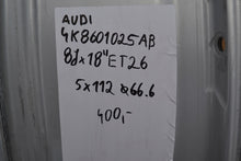 Laden Sie das Bild in den Galerie-Viewer, 1x Alufelge 18 Zoll 8.0" 5x112 26ET Glanz Silber 4K8601025AB Audi A8 A7 FEL1180738239yp