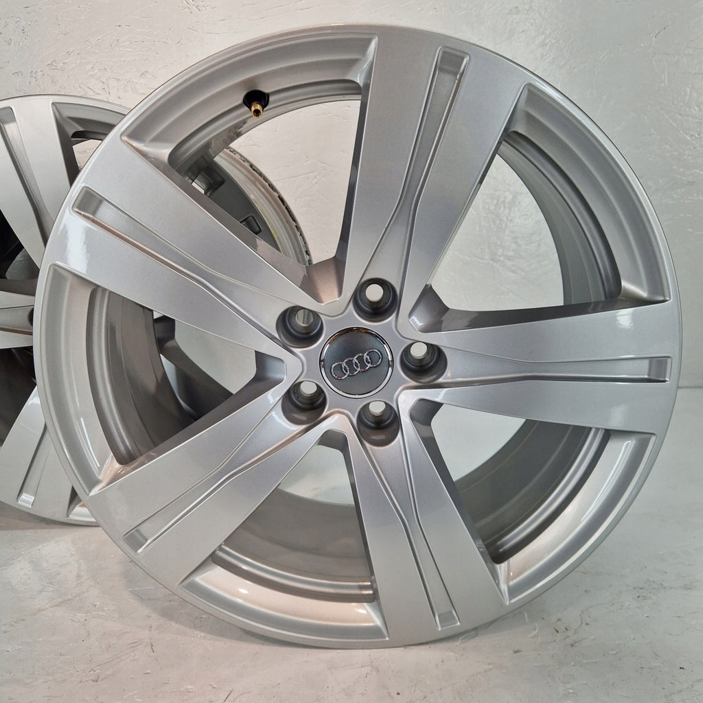 4x Alufelge 18 Zoll 8.0" 5x112 25ET Glanz Silber 4M0601025A Audi Rim Wheel FEL2400395468kl
