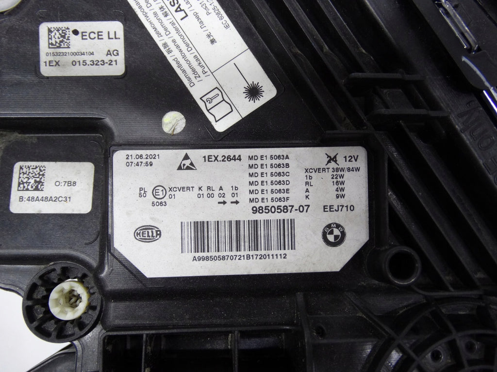 Frontscheinwerfer BMW 5 G30 9850587 Laser Links Scheinwerfer Headlight SCH5338178236dy