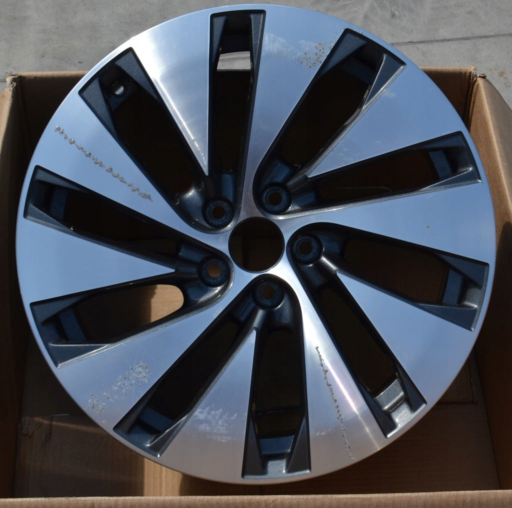 1x Alufelge 19 Zoll 8.0" 5x112 39ET Glanz Schwarz 8MA601025F Audi Rim Wheel FEL4634840050ya