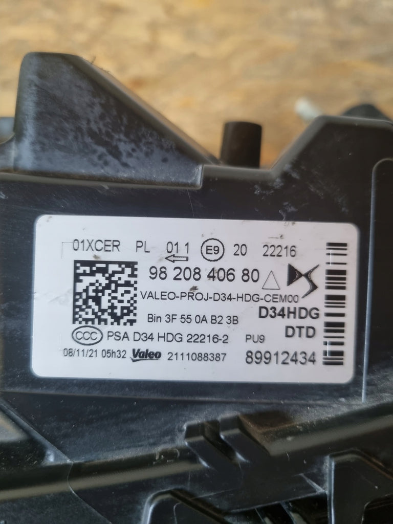 Frontscheinwerfer Citroën Ds3 9820840680 9820840780 LED Ein Satz Headlight