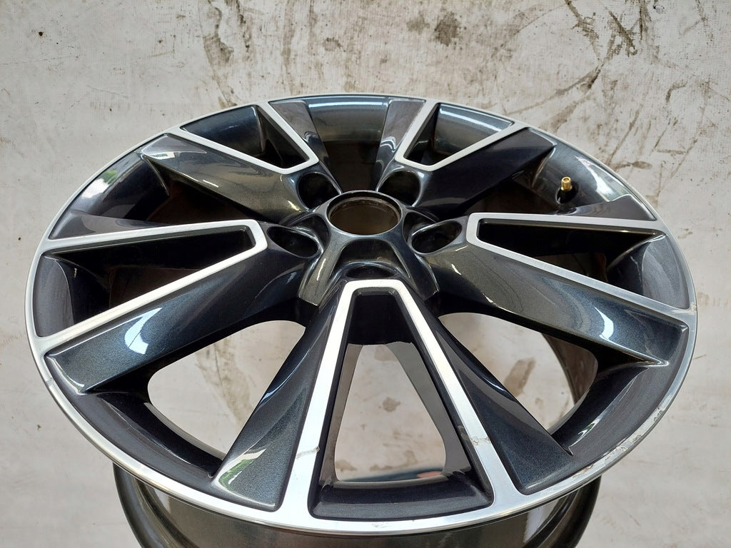 1x Alufelge 17 Zoll 7.0" 5x112 45ET Glanz Schwarz Skoda Yeti Rim Wheel FEL5789338903le
