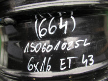 Laden Sie das Bild in den Galerie-Viewer, 1x Alufelge 16 Zoll 6.0&quot; 4x100 43ET Glanz Schwarz 1S0601025 Skoda Citigo Up!