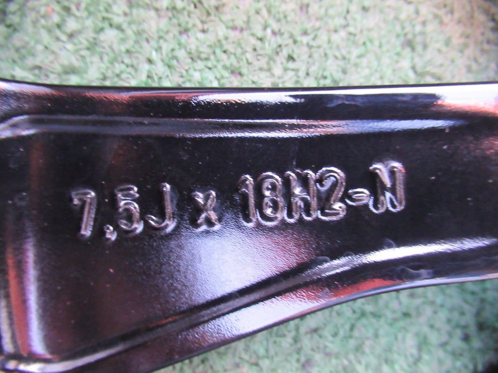 1x Alufelge 18 Zoll 7.5" 5x112 49ET Glanz Schwarz A1774012700 Mercedes-Benz W177