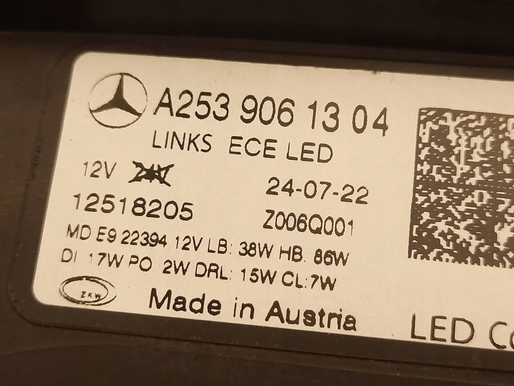 Frontscheinwerfer Mercedes-Benz Glc A2539061304 LED Links Scheinwerfer Headlight SCH2125167645dm
