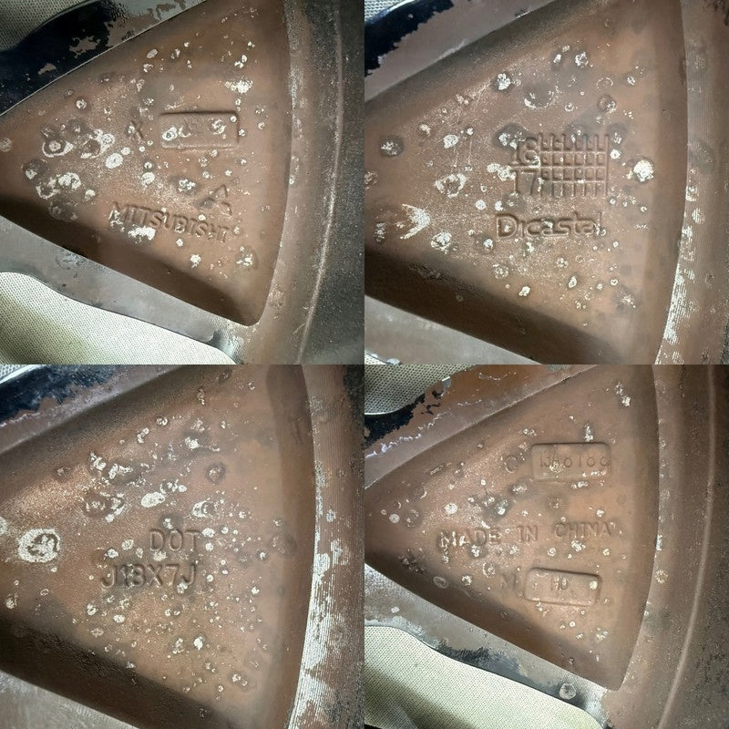 1x Alufelge 18 Zoll 7.0" 5x114.3 38ET Glanz Schwarz Mitsubishi Eclipse Cross I FEL2642604293ti