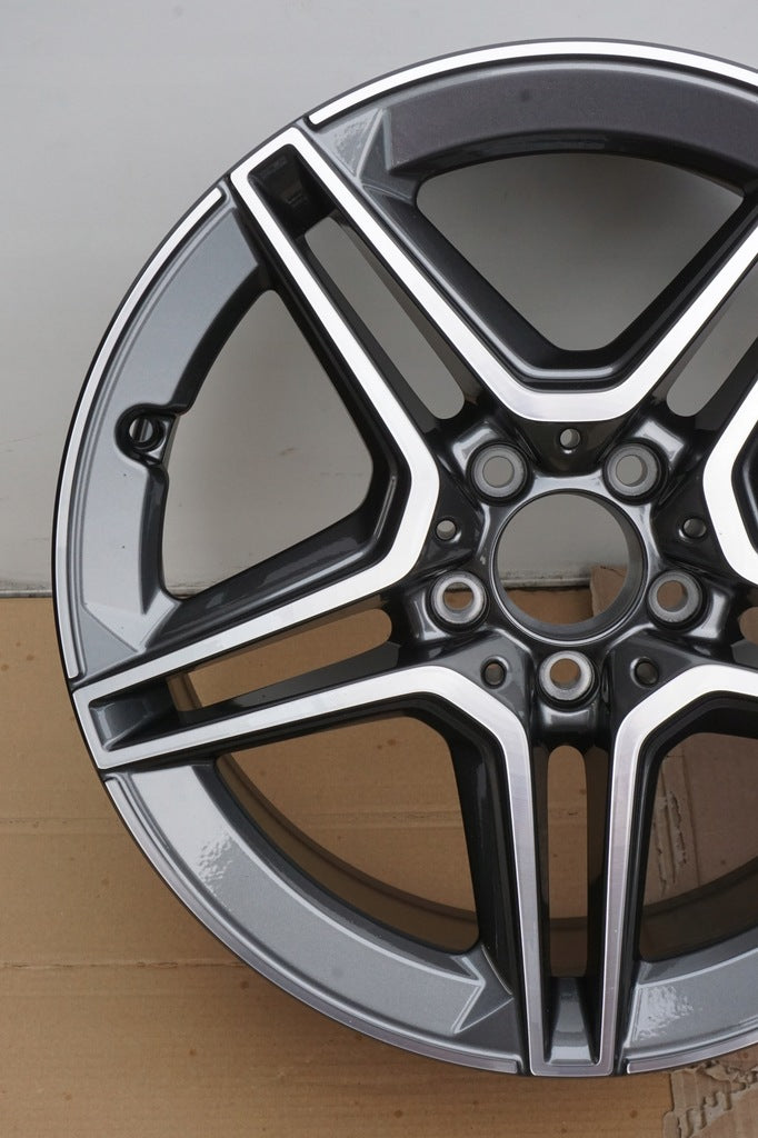 1x Alufelge 18 Zoll 8.0" 5x112 43ET Glanz Schwarz A2134016300 Mercedes-Benz Amg FEL7330318317uj