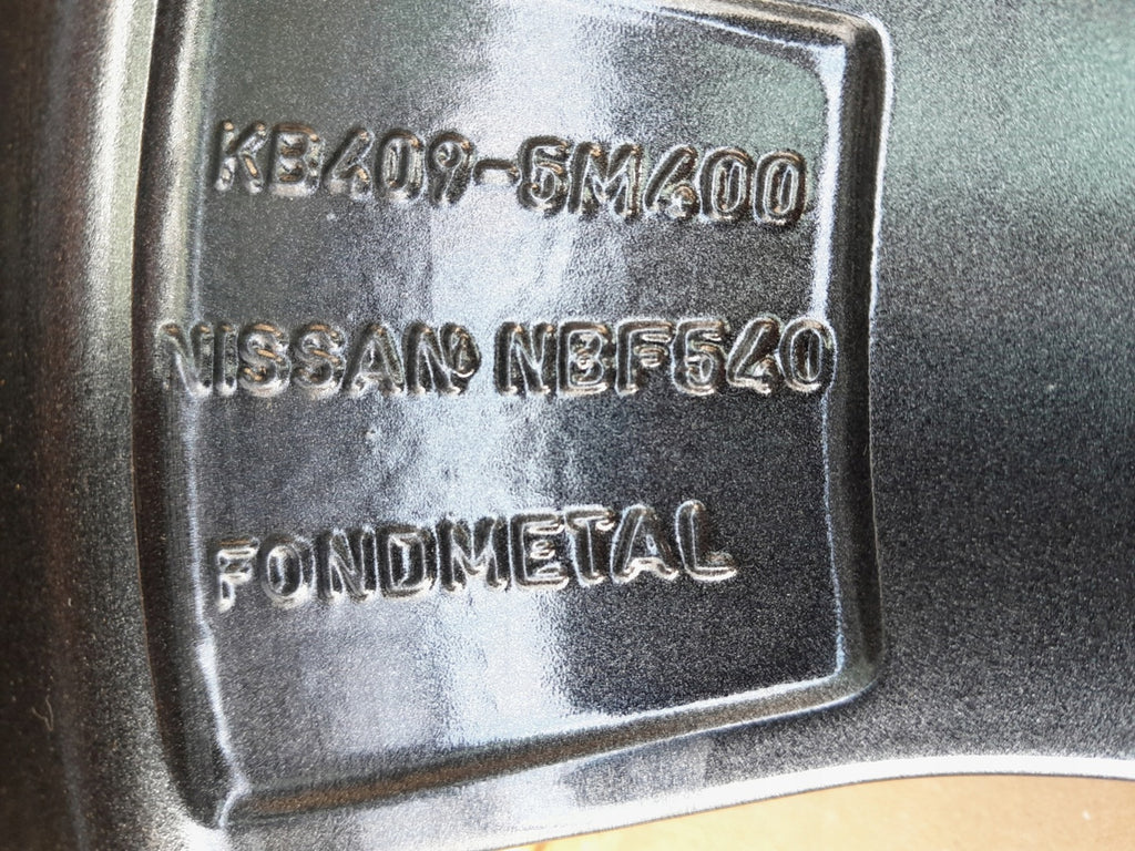 1x Alufelge 19 Zoll 7.5" 5x114.3 40ET Glanz KB409-5M400 Nissan I 1 Rim Wheel FEL4879204017cz