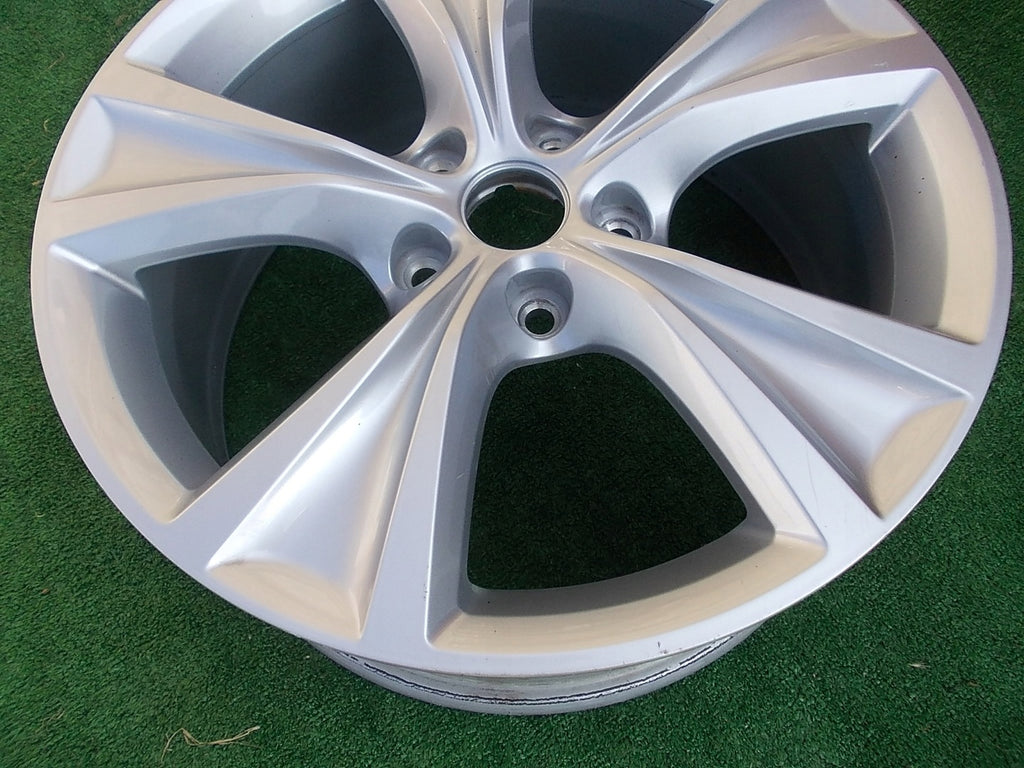 1x Alufelge 17 Zoll 7.5" 5x112 46ET Glanz Silber 5FA601025C Seat Leon Rim Wheel