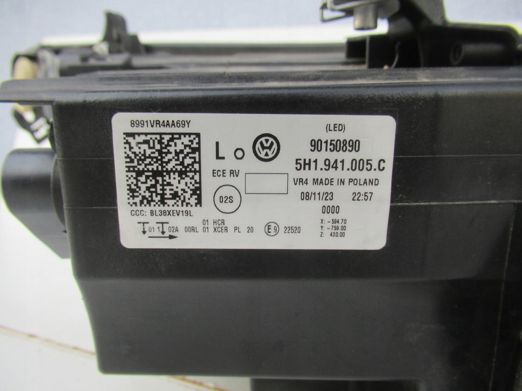 Frontscheinwerfer VW Golf VIII 5H1941005C LED Links Scheinwerfer Headlight SCH8662084804vp