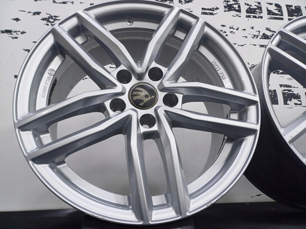 4x Alufelge 17 Zoll 7.5" 5x112 51ET Silber Seat Alhambra Toledo Iii Rim Wheel FEL6948326584lo