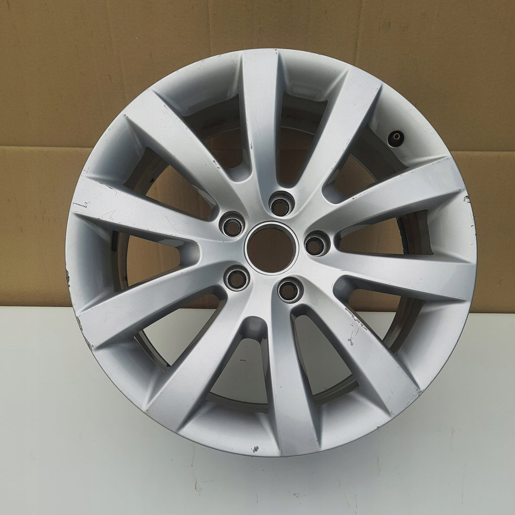 1x Alufelge 17 Zoll 7.0" 5x112 33ET Glanz Silber 1K8601025 VW Scirocco Rim Wheel