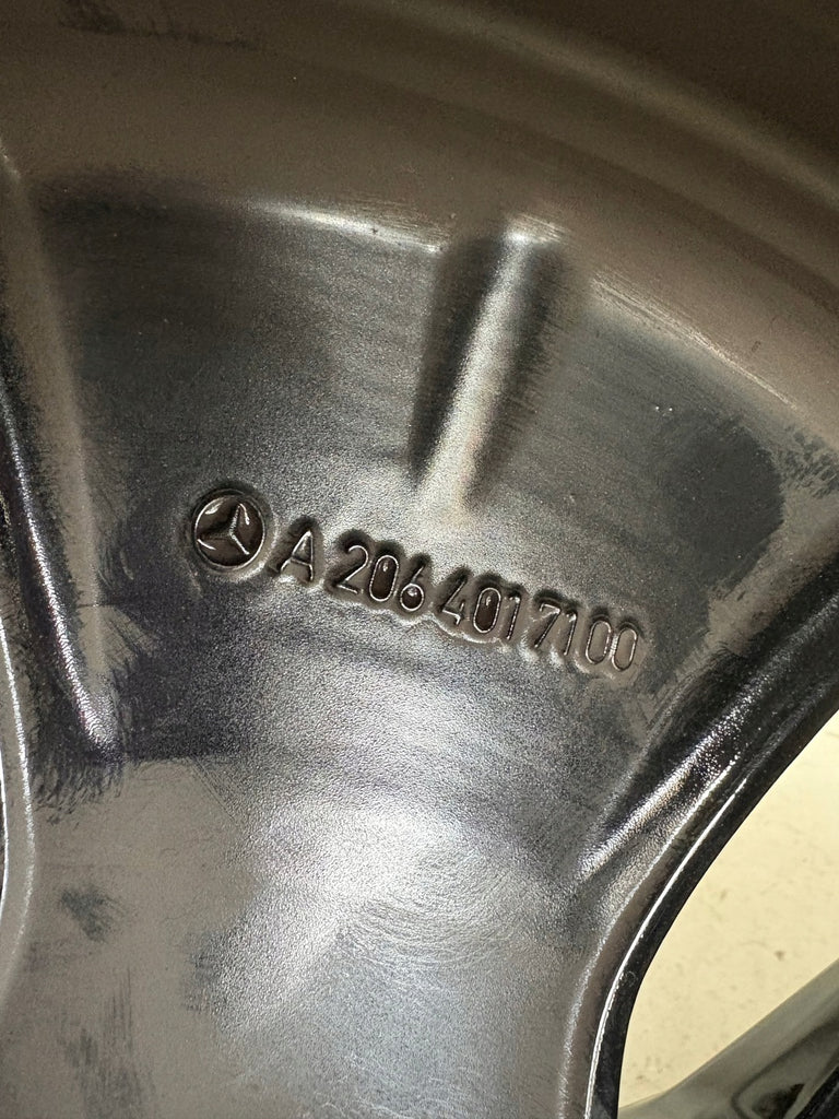 1x Alufelge 17 Zoll 7.0" 5x112 44 5ET Glanz Schwarz A2064017100 Mercedes-Benz