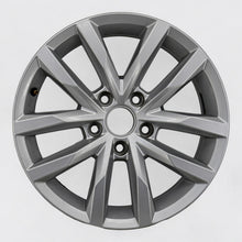 Laden Sie das Bild in den Galerie-Viewer, 1x Alufelge 16 Zoll 6.5&quot; 5x112 41ET Glanz Silber 3G0601025BM Vw Rim Wheel