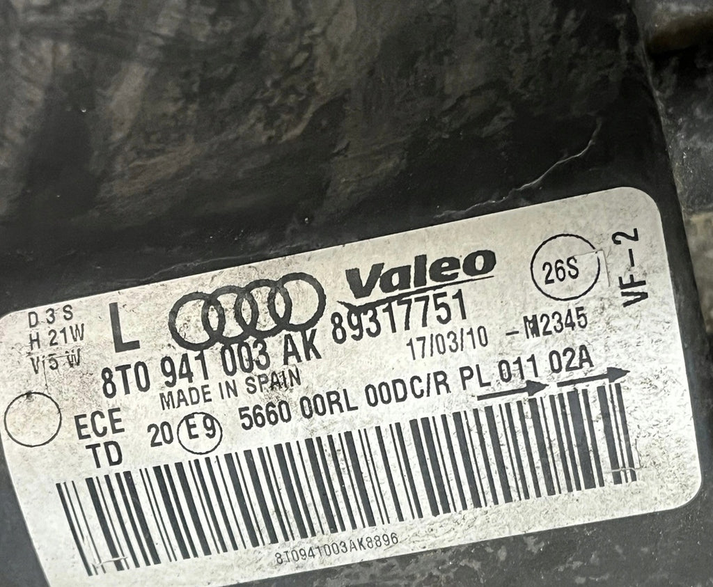 Frontscheinwerfer Audi A5 8T0941003AK Links Scheinwerfer Headlight SCH5947577147xb