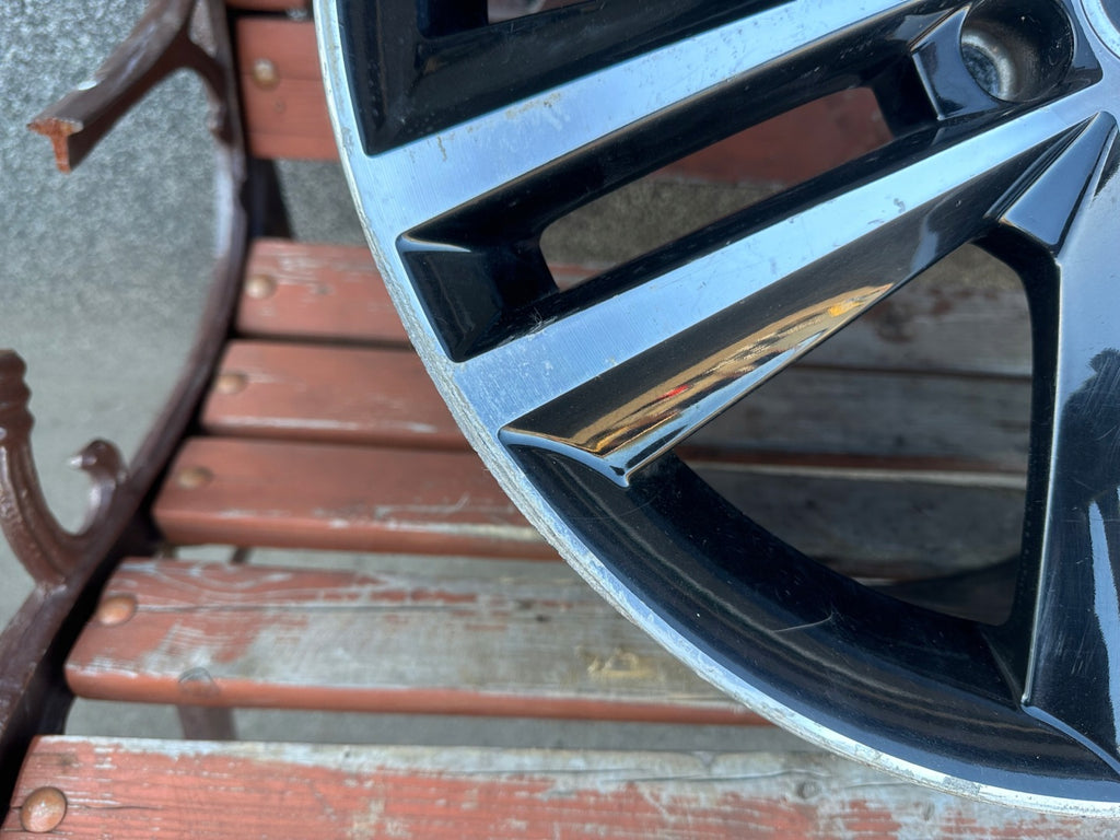 1x Alufelge 17 Zoll 7.0" 5x100 46ET Glanz Schwarz 5JA601025D Skoda Fabia Iii FEL2572805862zl