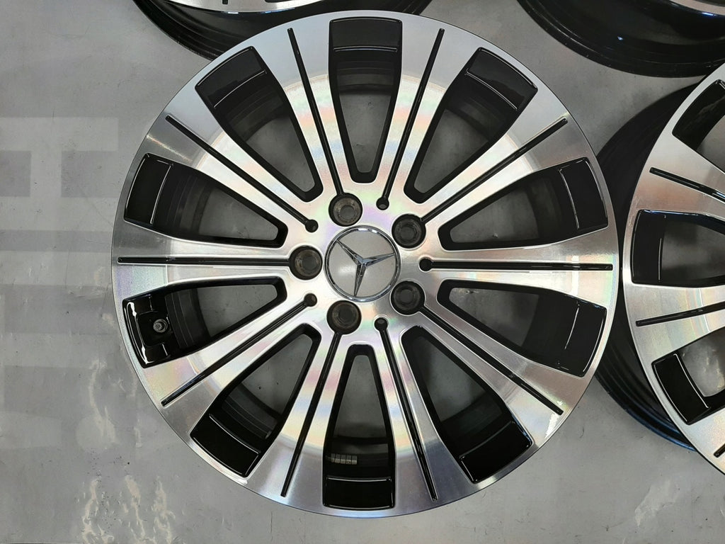 4x Alufelge 18 Zoll 6.5" 5x112 44 5ET A2434010000 Mercedes-Benz Eqa Rim Wheel FEL4490491541ez