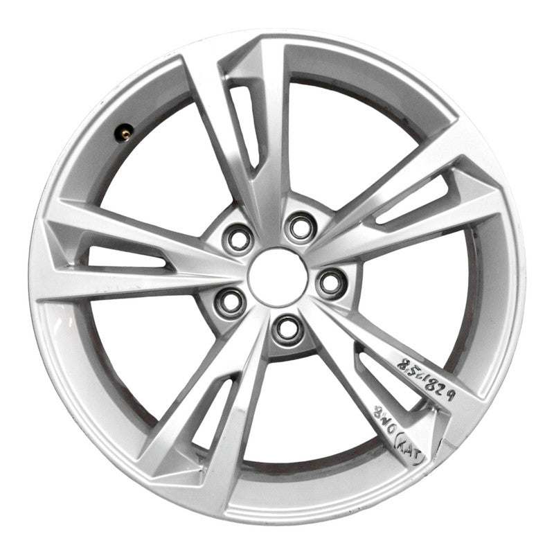 1x Alufelge 18 Zoll 8.5" 5x112 29ET Glanz Silber 8W0601025AK Audi A4 Rim Wheel