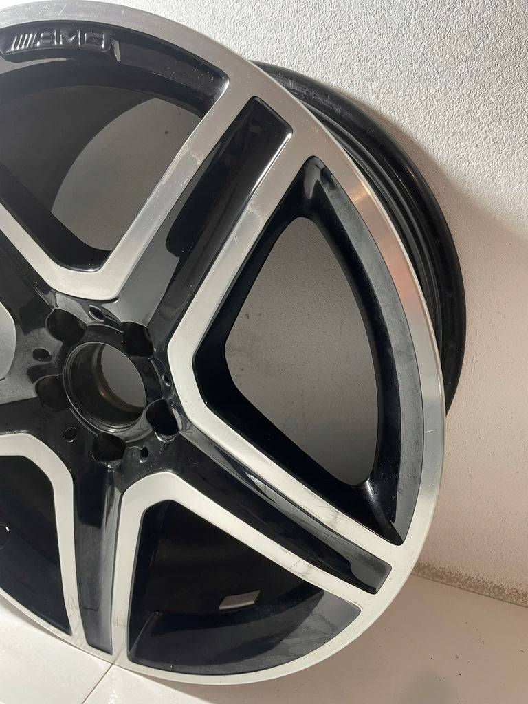 1x Alufelge 19 Zoll 8.0" 5x112 43ET Glanz Silber A1564010600 Mercedes-Benz FEL4408190162ai