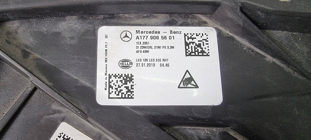 Frontscheinwerfer Mercedes-Benz W177 A1779065601 LED Rechts Headlight SCH4516095002yp