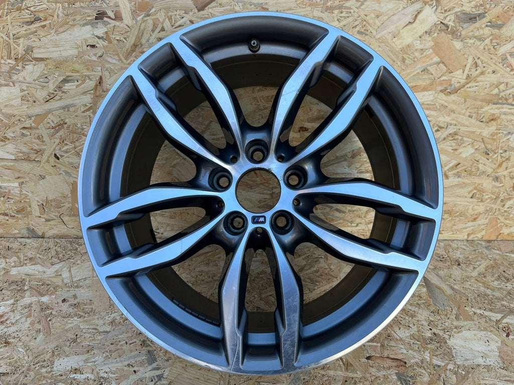1x Alufelge 19 Zoll 9.5" 5x120 48ET Glanz Graphit 7849662 BMW X3 F25 Mg FEL7884145118fn
