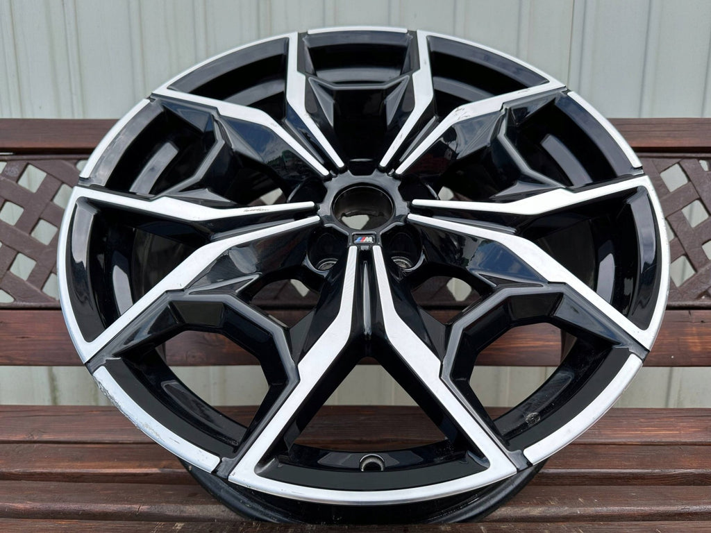1x Alufelge 19 Zoll 7.5" 5x112 32ET Glanz Schwarz 7916263 BMW X3 G01 G02 FEL5827893496po