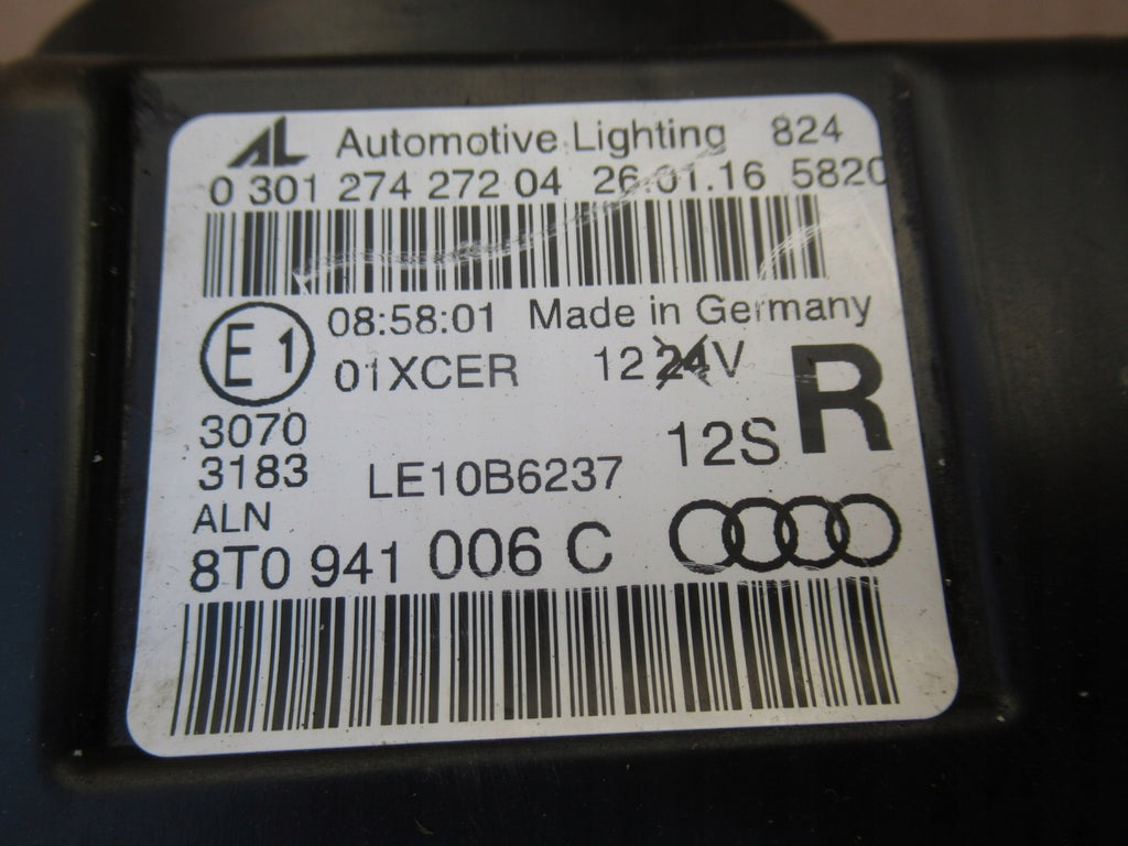 Frontscheinwerfer Audi A5 8T0941006C Bi-Xenon Rechts Scheinwerfer Headlight SCH4256405122fn
