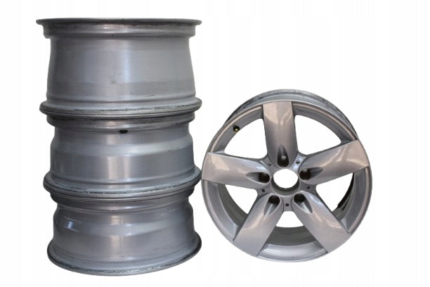 4x Alufelge 16 Zoll 7.0" 5x112 34ET Matt Silber A1714010102 Mercedes-Benz FEL2961167861ga