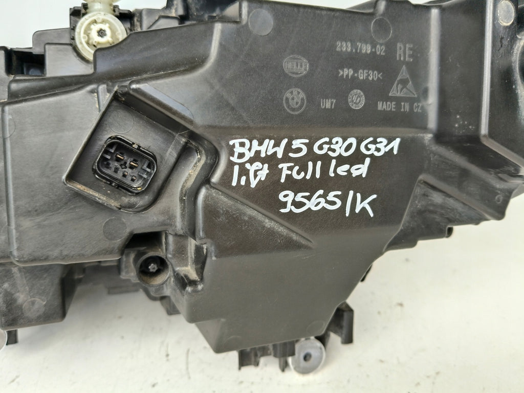 Frontscheinwerfer BMW 5 G31 G30 5A26FA4 Full LED Rechts Scheinwerfer Headlight SCH4530493863wd