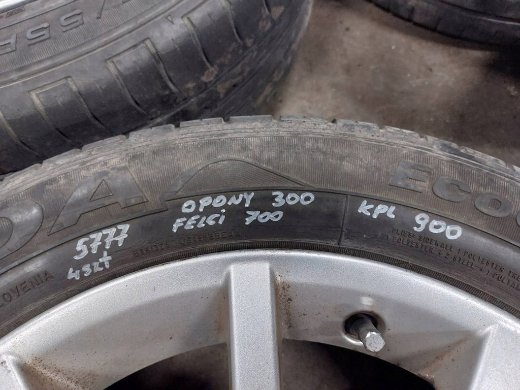 4x Alufelge 16 Zoll 6.5" 5x110 41ET Matt Schwarz 12785709 Saab 9-3 Rim Wheel FEL9530091645ja