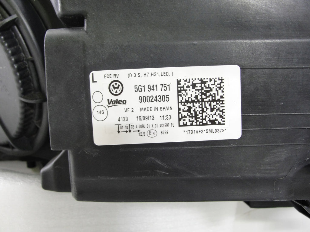 Frontscheinwerfer VW Golf VII 5g1 5G1941751 Xenon Links Scheinwerfer Headlight SCH5321385761hw