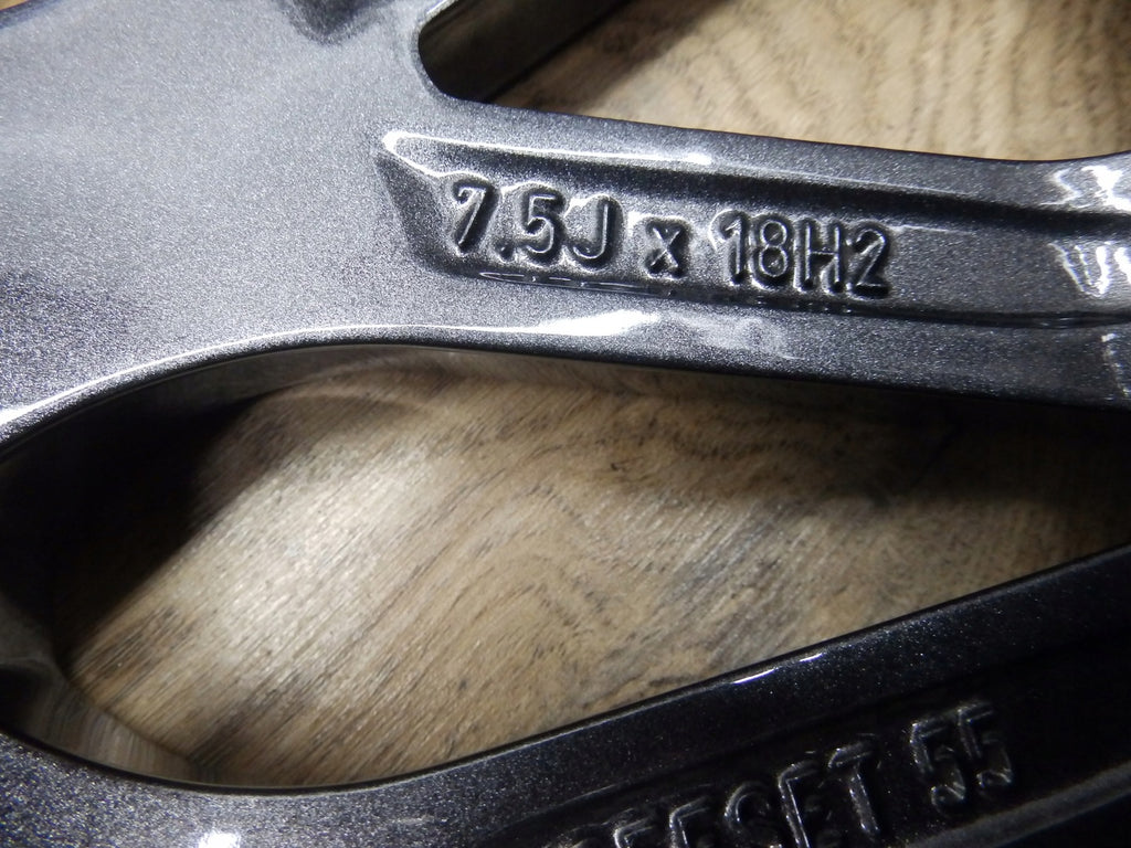 1x Alufelge 18 Zoll 7.5" 5x114.3 55ET Glanz 52910-J7CA0 Kia Mg Gt Rim Wheel