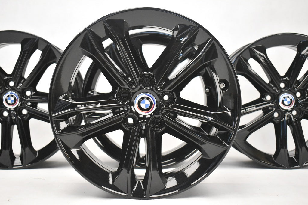 4x Alufelge 17 Zoll 7.5" 5x112 54ET Glanz Grau 6856087 BMW F45 F46 Mg Rim Wheel FEL4019484587kv