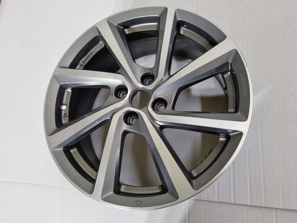 1x Alufelge 17 Zoll 7.0" 4x100 45ET Glanz Grau NA1PV3810 Mazda Mx-5 Rim Wheel