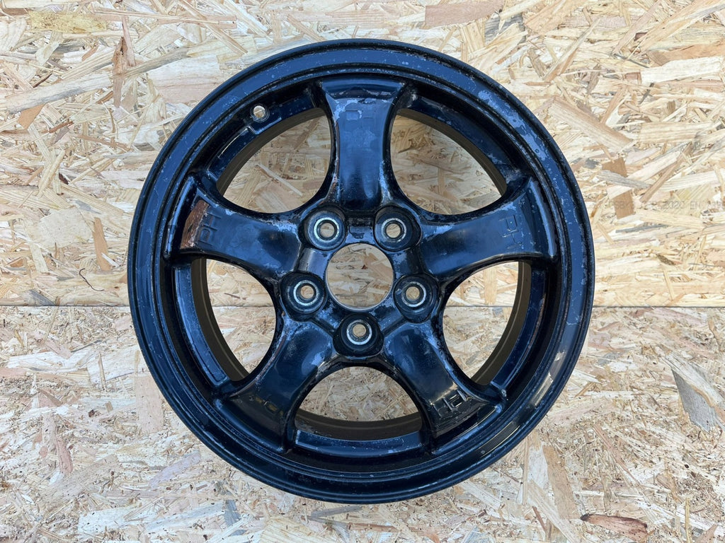 1x Alufelge 16 Zoll 6.5" 5x114.3 45ET Glanz Schwarz 52910-G5140 Kia I Rim Wheel FEL5416608840aa