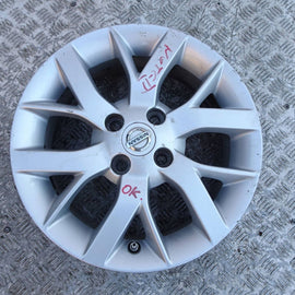 1x Alufelge 15 Zoll Nissan Note E12 Rim Wheel FEL7784763041qm