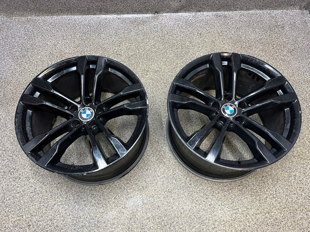 1x Alufelge 20 Zoll 11.0" 5x120 37ET Schwarz 7846789 BMW X5 E70 F15 Rim Wheel FEL9331368016aq