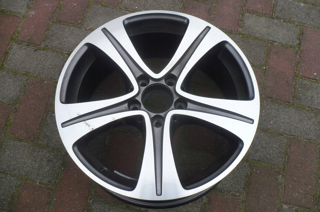 1x Alufelge 17 Zoll 7.5" 5x112 40ET Glanz Grau A2134011200 Mercedes-Benz W213