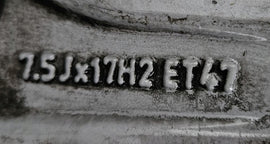 1x Alufelge 17 Zoll 7.5