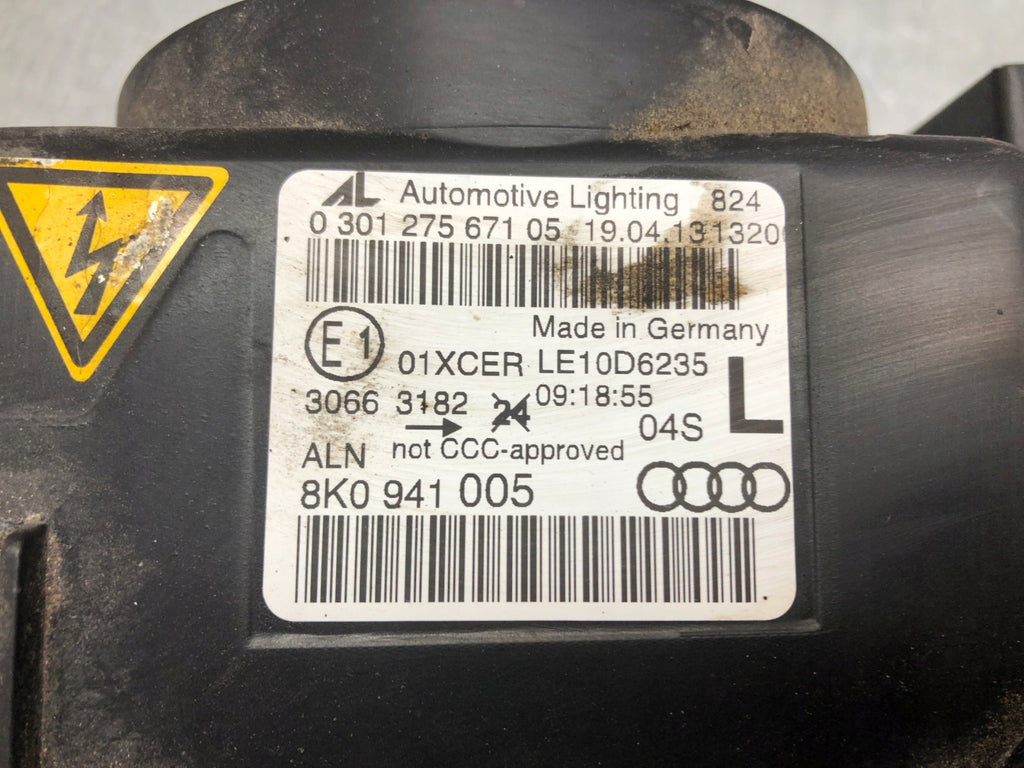 Frontscheinwerfer Audi A4 B8 8K0941005 Links Scheinwerfer Headlight SCH7843942893vt