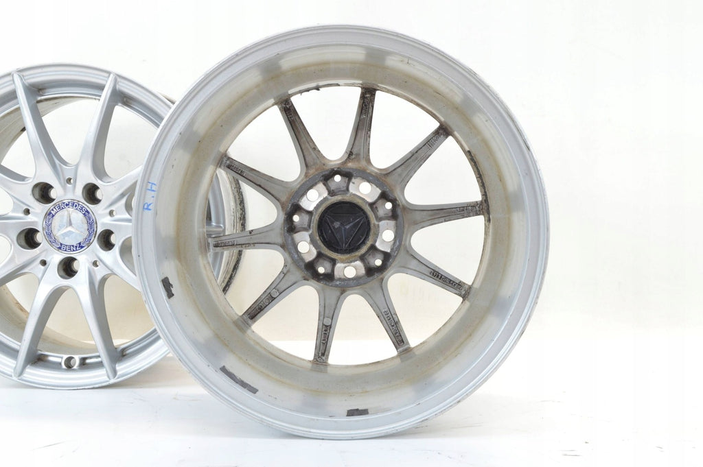 4x Alufelge 16 Zoll 7.0" 5x112 43ET Glanz Silber A2044015702 Mercedes-Benz FEL3958330217xb