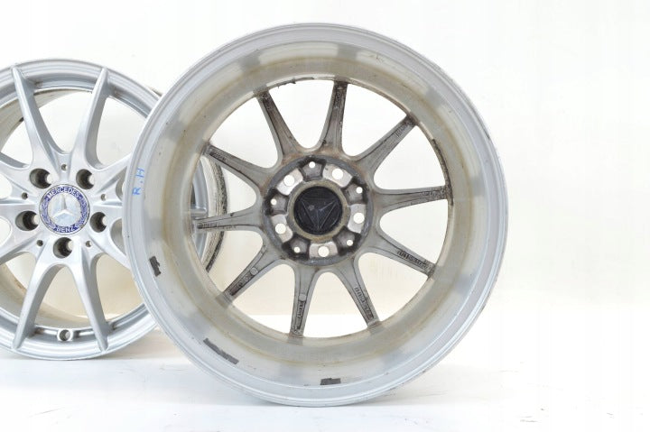 4x Alufelge 16 Zoll 7.0" 5x112 43ET Glanz Silber A2044015702 Mercedes-Benz FEL3958330217xb