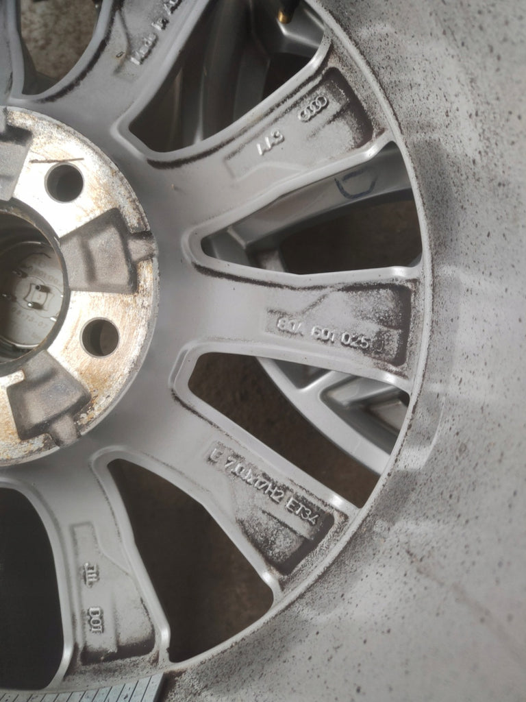 4x Alufelge 17 Zoll 7.0" 5x112 34ET Glanz Silber 8A0601025 Audi Rim Wheel FEL1458693868ie