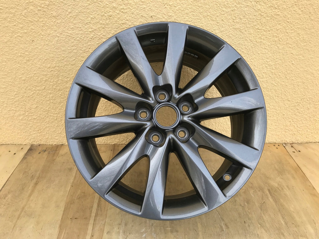 1x Alufelge 17 Zoll 7.5" 5x114.3 50ET Glanz Grau 9965167570 Mazda Rim Wheel FEL2085238005ke