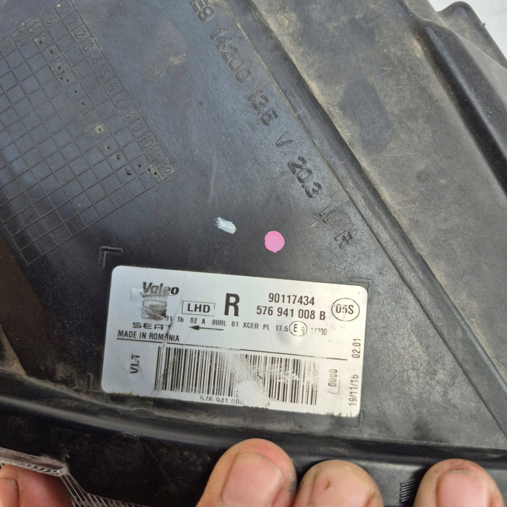 Frontscheinwerfer Seat Ateca 576941008B Full LED Rechts Scheinwerfer Headlight