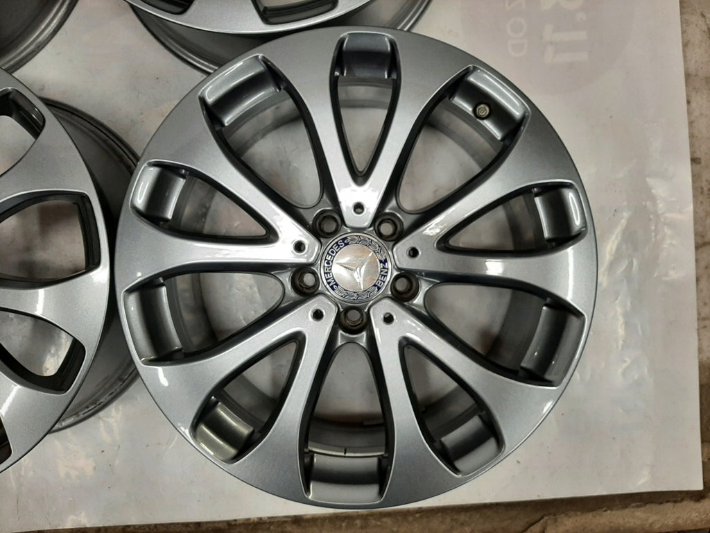 4x Alufelge 18 Zoll 8.0" 5x112 38ET A2534011500 Mercedes-Benz Glc C253 Rim Wheel FEL6595260418ra