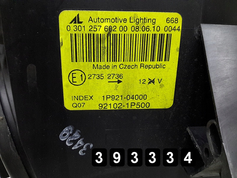 Frontscheinwerfer Kia Venga 1P92104000 Rechts Scheinwerfer Headlight SCH8984954909cm