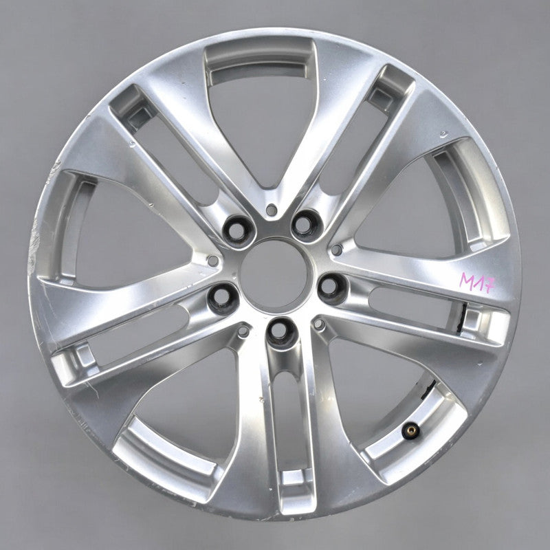 1x Alufelge 17 Zoll 7.5" 5x112 47ET Glanz Silber A2044017502 Mercedes-Benz W204