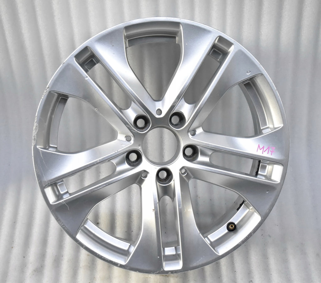 1x Alufelge 17 Zoll 7.5" 5x112 47ET Glanz Silber A2044017502 Mercedes-Benz W204